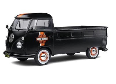 Volkswagen VW T1 Pick Up Modellino Harley Davidson 1:18 Solido S1806704 - Immagine 1 di 4