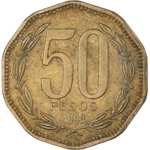Chile 50 Pesos | KM219 | 1981 - 2019 - Picture 1 of 12