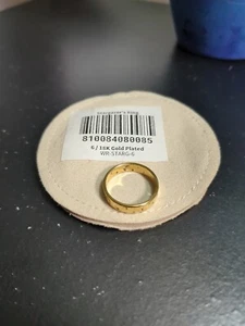 Anillo Musulmán Oro 18k Grueso Fusión Talla 7 Joyería Nominal - Imagen 1 de 4