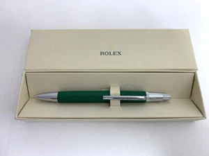 ROLEX Watch Official Novelty Ballpoint Pen with box VIP Gift green gift Unused - Picture 1 of 5
