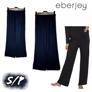NWOT Eberjey S/P Gisele Lounge Straight Pant - Black $98 - Picture 1 of 4