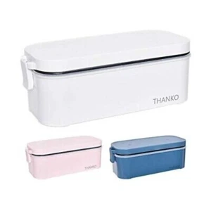 Rice Cooker Sanko TKFCLBRC high-speed lunch box cooker for one person Indigo - Picture 1 of 9