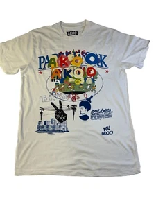 MENS 100% AUTHENTIC AKOO T-SHIRT SIZE LARGE & COLOR WHITE - Picture 1 of 5