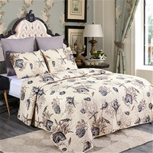 3Piece Queen/King Size Quilt Bedspread Set with Pillow Shams Floral Bed Coverlet - Picture 1 of 113