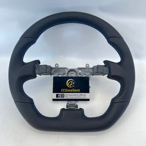 For 2003-2007 Subaru WRX STI Custom Smooth Perforated Leather Steering Wheel - Picture 1 of 7