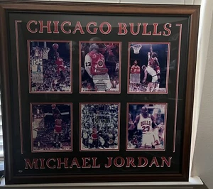 Michael Jordan “The Bulls” signed pic. - Picture 1 of 9