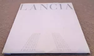 2006 LANCIA THESIS BROCHURE FOLDER COLORS INTERIOR FEATURES ITALY VGC - Picture 1 of 7