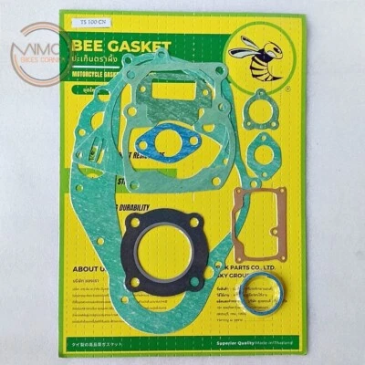 GASKET KIT SET NEW FOR SUZUKI TS100 C / N / T / X (1978 - 1981) TS100C TS100N - Image 1 of 4