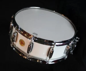 Namdemun Drum Designs Birkenholz Snare Drum 14" mal 5,5" weiß - Bild 1 von 5