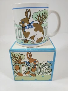 Andrea West Rabbit Mug Sigma Tastesetter Towle Company Tea Cup Bunny With BOX - Picture 1 of 7