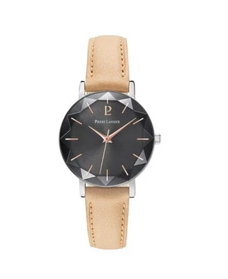 PIERRE LANNIER Mujer Analógico Cuarzo Informal Reloj Clásico Vestido Esfera Negra Impermeable Foto 1 de 4