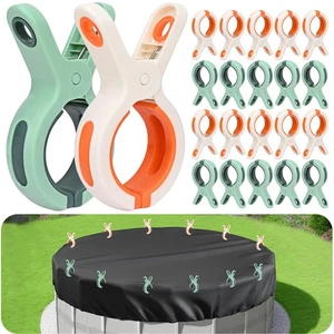 20Pack Pool Cover Clips Clamps Large for Above Ground Pools Plastic Swimming ... - Picture 1 of 6