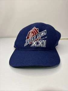 Vintage 1986 Sports Specialties Super Bowl XXI Snapback Hat NY Giants/ Broncos - Picture 1 of 7