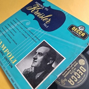 Decca LW 5217 10" Mono Alfredo Campoli Eric Gritton Homage To Kreisler Violin - Picture 1 of 9