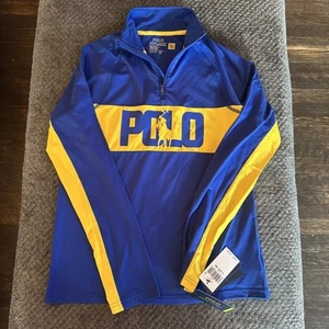 Polo Ralph Lauren Performance Long Sleeve Youth Boys Large 14-16 Big Pony NWT - Picture 1 of 7