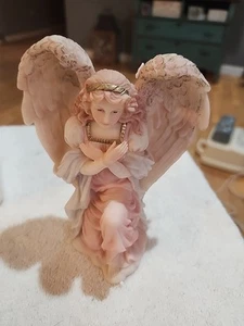 Ángeles clásicos serafines de colección de Roman 5,5" Felicia "Doncella adoradora" #69303 - Imagen 1 de 5