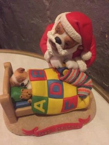 ROBERT HARROP DOGGIE PEOPLE..' DADDY CHRISTMAS' SANTA BULLDOG.. LE. MIB.. - Picture 1 of 1