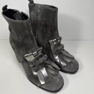 kennel & schmenger SIDE ZIP ANKLE BOOT TOP TASSELS women's 6.5 Made in Germany - Picture 1 of 24