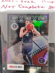 2020-21 NBA Hoops Lights Camera Action Prizm Nikola Jokić Premium Stock Card - Picture 1 of 4