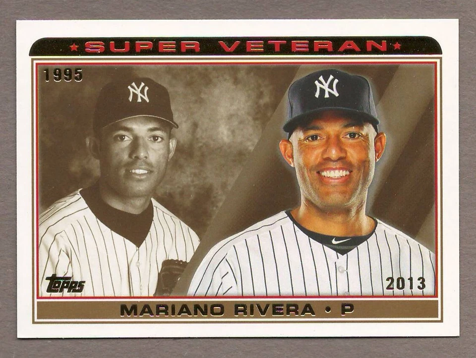 MARIANO RIVERA 2014 Topps SUPER VETERAN Insert Card #SV-15 New York Yankees HOF - Image 1 of 1
