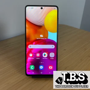 Samsung Galaxy A71 - 128GB / 6GB RAM - Prism Crush Black - Cracked Camera - Picture 1 of 13