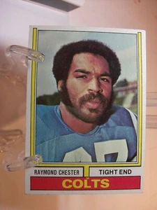 1974 Topps Fußballkarte #456 Raymond Chester (88008) - Bild 1 von 2