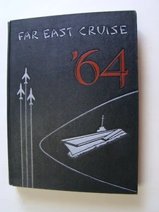 USS Bon Homme Richard CVA-31 1964 Jahrbuch Fernost Kreuzfahrt Flugzeugträger - Bild 1 von 11