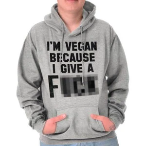 Im Vegan Activist Animal Rights Lover Gift Hoodie Hooded Sweatshirt Men Women - Picture 1 of 11