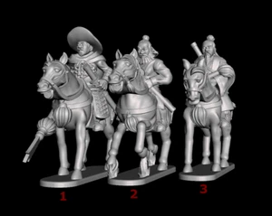 15mm Song Generals Water Margin (TGM-7 Resin) Ten Kingdom Miniatures - Bild 1 von 4