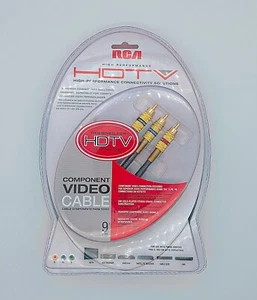 RCA HDTV High Performance Connectivity Solution Component Video Cable 9' (NEW) - Picture 1 of 5
