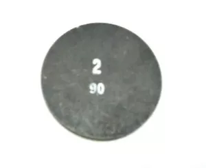 Pastille cale jeu de soupapes Diam 33 x ép 2,90 pour Alfa Romeo Fiat Lancia.... - Picture 1 of 6