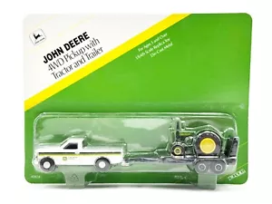1/64 John Deere 4Wd Pickup With Model D Tractor And Trailer - Picture 1 of 1