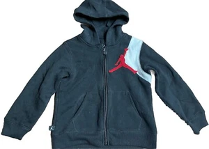 Boys Jordan Brand Jumpman Zip-Up Hoodie Black Size 7 - Picture 1 of 7