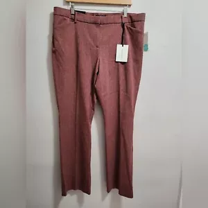 41 Weißdorn Neu mit Etikett Becca mittelhohe Bootcut-Hose Hose Rot Größe 16 Stitchfix - Bild 1 von 8