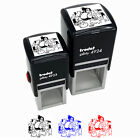 Crazy Cat Lady Surrounded Self-Inking Rubber Stamp Ink Stamper