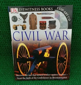 CIVIL WAR BY JOHN STANCHAK EYEWITNESS 2ND AM ED 2011 CLIP ART CD FOLD OUT MAP. - Imagen 1 de 3