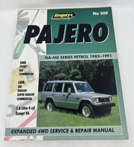 Gregory's Automative Pajero No 508 - 4WD service and repair manual - Picture 1 of 9