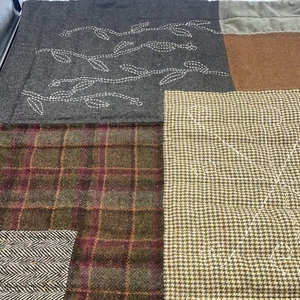 Copricuscino Fienile Ceramica 30x29 Trapunta Vintage - Foto 1 di 9