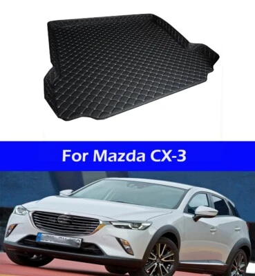Alfombrilla antideslizante maletero coche borde alto para Mazda CX-3 2016-2025 Foto 1 de 4