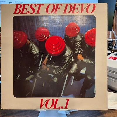 DEVO LP BEST OF DEVO VOL.1  1986 NEW ZEALAND PRESS EX/EX w/POSTER RARE 255 30-1 - Image 1 of 4