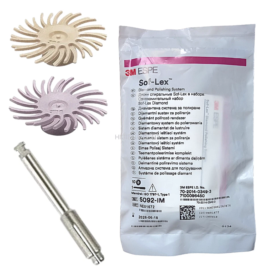 3M Espe Solventum Sof-Lex Soflex 5092-IM Diamond Polishing Wheels Dental Dentist