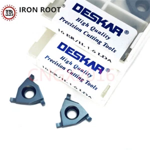 DESKA 10P 16ER/IL 1.6 LDA CNC Turning Tool Grooving Carbide Insert FOR SER - Picture 1 of 6