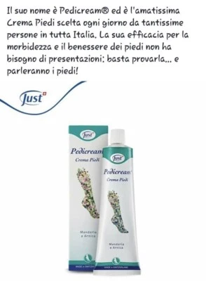Crema Piedi Pedicream Just 100 ml - Scadenza 2027- PRONTA CONSEGNA - Immagine 1 di 2