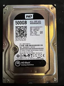 Western Digital Festplatte 500 GB SATA/64 MB Cache WD5003AZEX - Bild 1 von 1