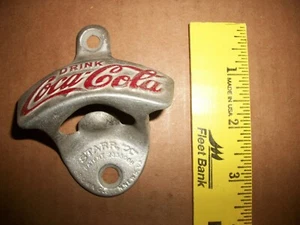 Bevanda Coca-Cola Starr X #11 apribottiglie fisso uso delicato ghisa vintage ottime condizioni - Foto 1 di 4