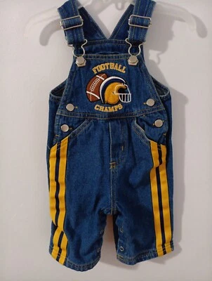 Mono vaquero vintage para niños talla 0-3 meses tema fútbol ¡Lindo! Foto 1 de 4