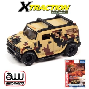 Auto World Xtraction Off Road 2005 Hummer H2 Camo HO Scale Slot Car NEW - Picture 1 of 5