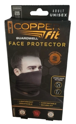 NEW Copper Fit Face Protector Mask Fashionable, Reusable, High quality One Size  - Image 1 of 4