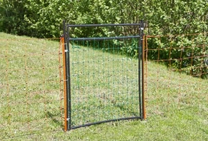 AKO Tür für Elektrozaunnetze bis 95 cm-125 cm elektrifizierbar 446518 - Bild 1 von 1