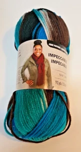 Loops and Thread Impeccable Yarn Tropical Storm 100% Acrylic Greens Blues Beiges - Picture 1 of 7